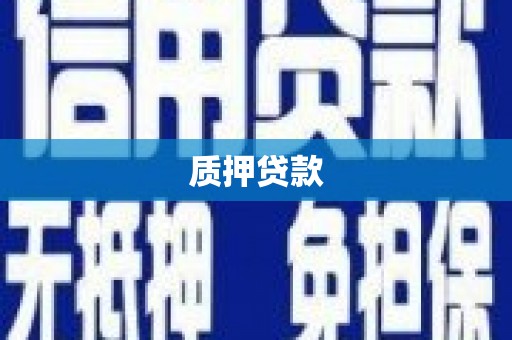 章丘质押贷款