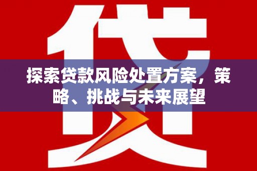 章丘探索贷款风险处置方案，策略、挑战与未来展望