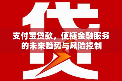 章丘支付宝贷款，便捷金融服务的未来趋势与风险控制