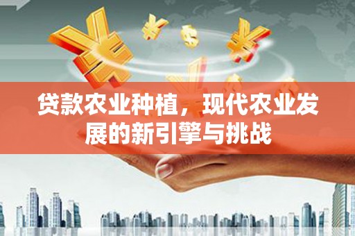 章丘贷款农业种植，现代农业发展的新引擎与挑战