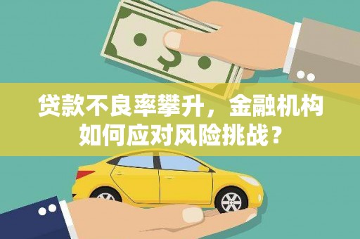 章丘贷款不良率攀升，金融机构如何应对风险挑战？