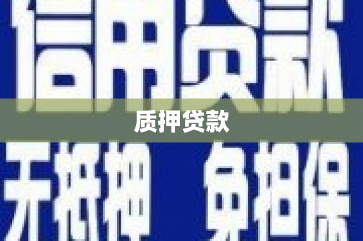 章丘质押贷款