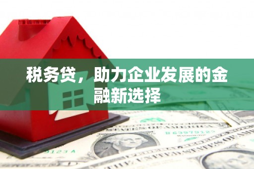 章丘税务贷，助力企业发展的金融新选择