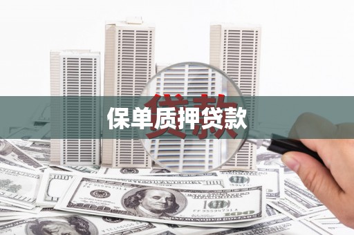 章丘保单质押贷款