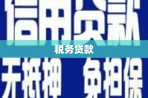 章丘税务贷款