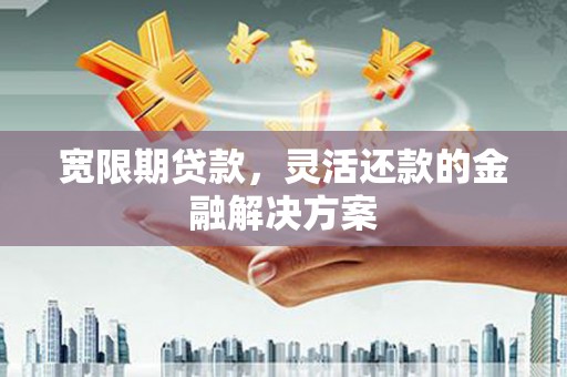 章丘宽限期贷款，灵活还款的金融解决方案