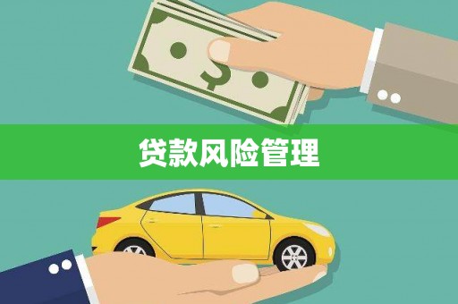 章丘贷款风险管理