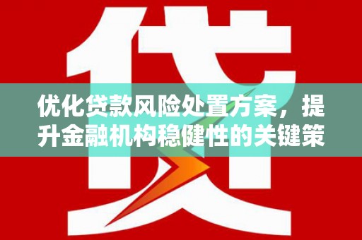 章丘优化贷款风险处置方案，提升金融机构稳健性的关键策略