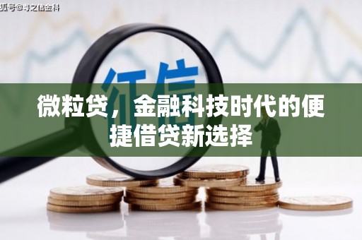 章丘微粒贷，金融科技时代的便捷借贷新选择