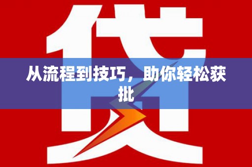 章丘从流程到技巧，助你轻松获批